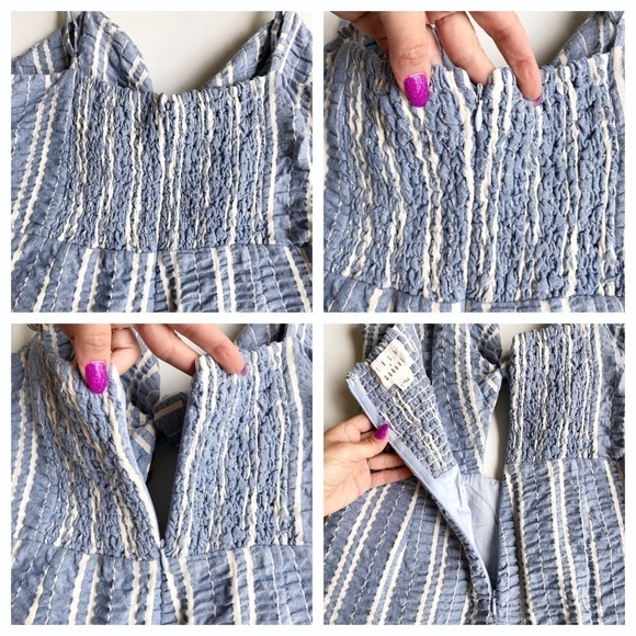 Lost + Wander Waves Stripe Tie Front Romper - Picture 12 of 14